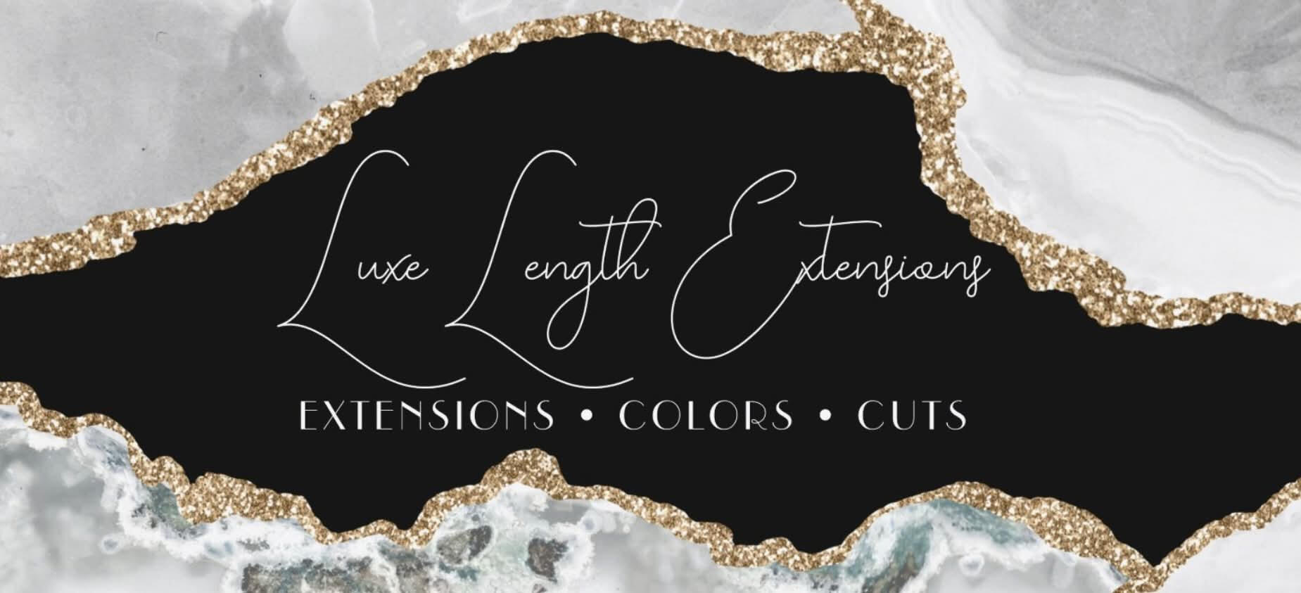 Portrait representing Luxe Length Extensions luxury hair extension brand and professional styling services